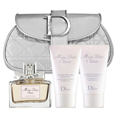 miss dior fragrance gift set|Miss Dior cherie gift set.